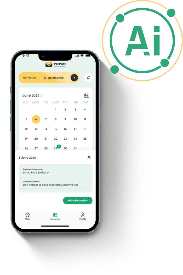 PerPost App mit KI-Unterstützung